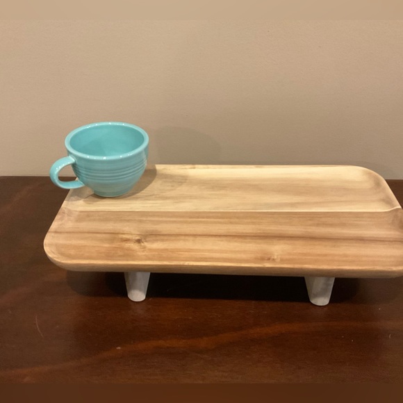 Teacup Platter Decoration - White, Turquoise or Black - Your Choice - Picture 4 of 10